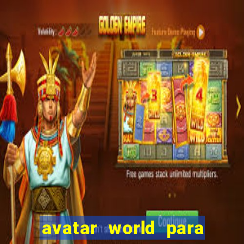 avatar world para colorir e imprimir